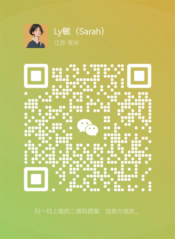 Sarah Liu Wechat QR Code